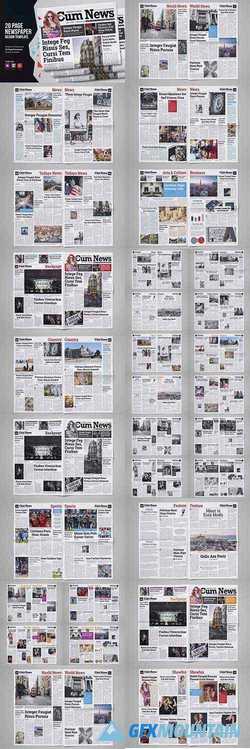 20 Page Newspaper Design v3