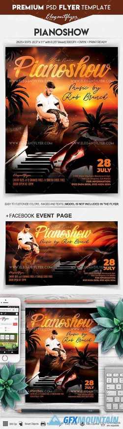 Pianoshow – Flyer PSD Template