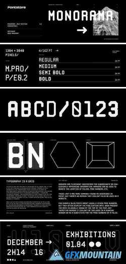 Monorama Font Family