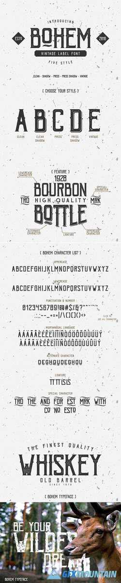 Bohem Typeface