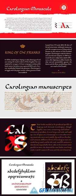 Cal Carolingian Minuscule Font Family 