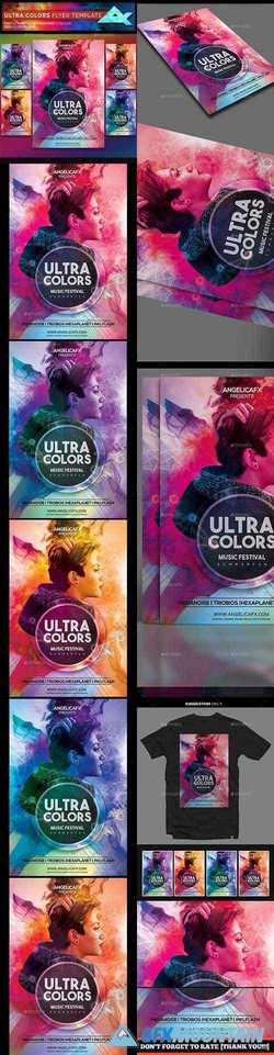 Ultra Colors Photoshop Flyer Template 22358666