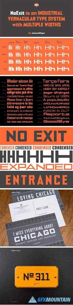 NoExit Font Family