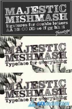 Majestic Mishmash Font Script