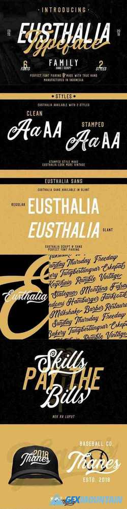 Eusthalia Typeface Family   2895639