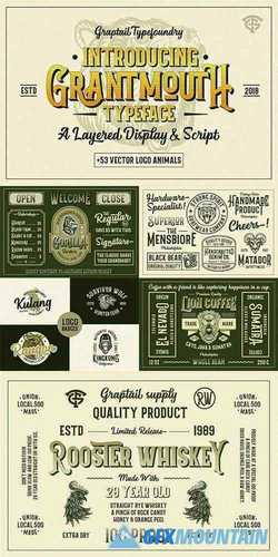 Grantmouth Font Duo + Extras 2888574
