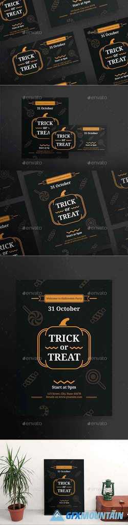 Trick Or Treat Flyers 20647939