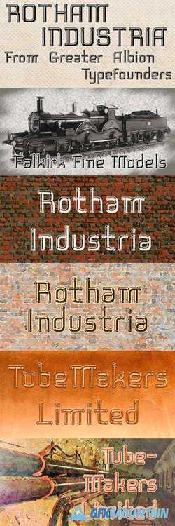 Rotham Industria Font