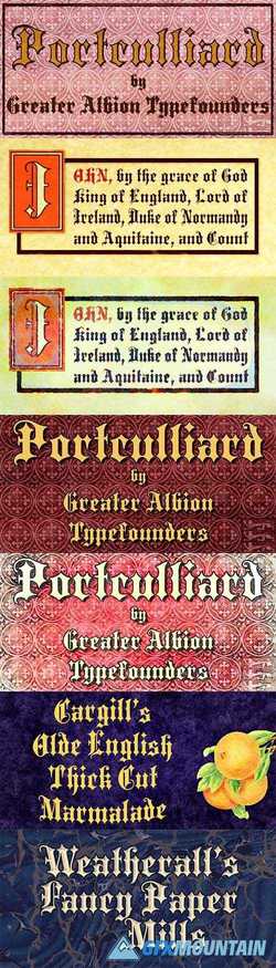 Portculliard Font