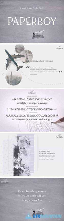 Paperboy | A Hand Drawn Serif 2470742