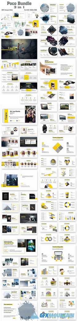 Poco Bundle 3 in 1 PowerPoint Template 22605805