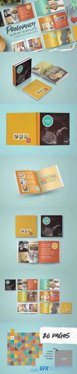 Pregnancy Album and Diary Template 2910815