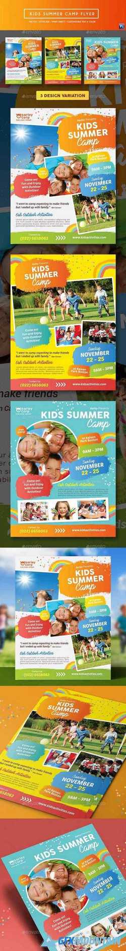 Kids Summer Camp Flyer 19299847