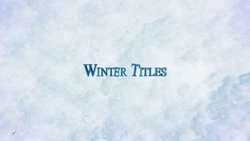 Winter Trailer Titles