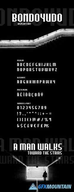 Bondoyudo Display Font 