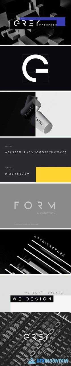 Grey Typeface