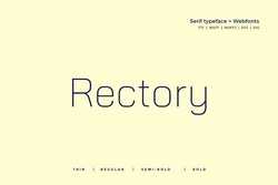 Rectory Modern Typeface