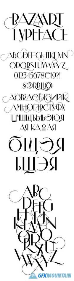BazaArt Typeface