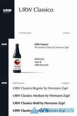 URW Classico Font Family