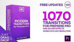 Modern Transitions | For Premiere PRO Templates 