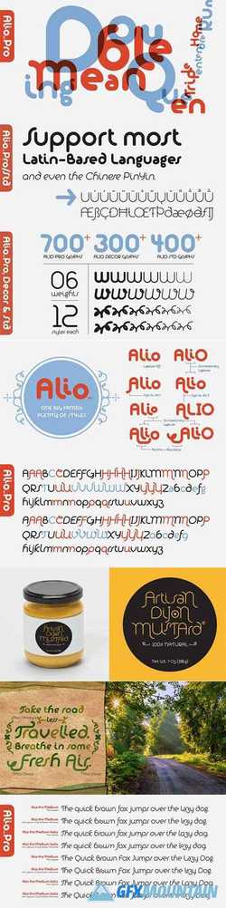 Alio Pro Font Family
