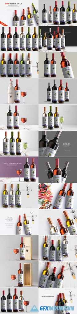 Wine Mockup Kit 2.0 22732337