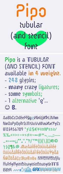 Pipo Font Family