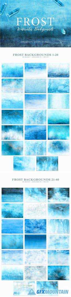 FROST WATERCOLOR BACKGROUNDS - 3050799