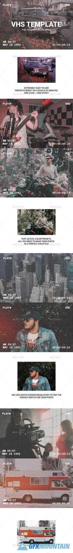 Vhs photo template 23025784