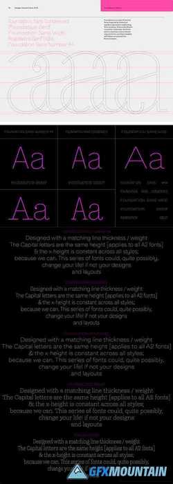 A2 Foundation Font Family