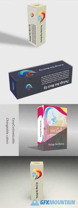 Package Box Mock-Up 4 in 1 3354998