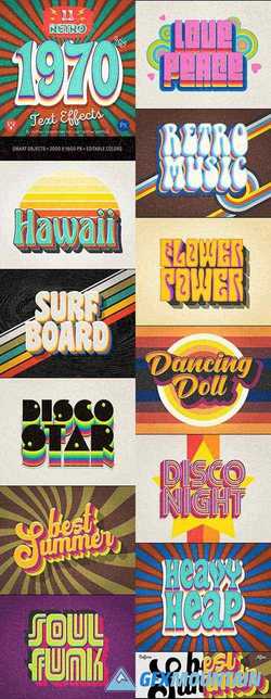 11 70'S RETRO TEXT EFFECTS - 23203116 
