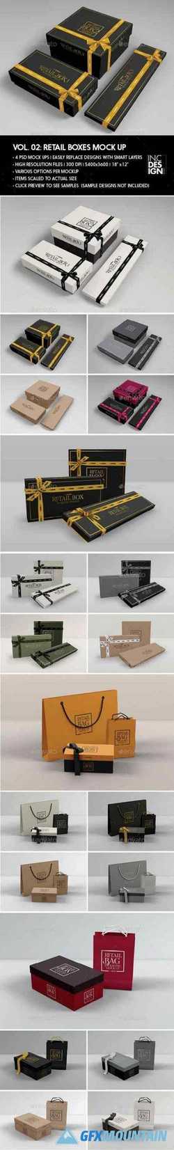 RETAIL BOXES VOL.2: BAG & BOX PACKAGING MOCK UPS V 1.2 - 19346258