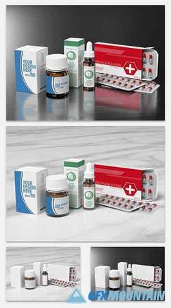 Pharmaceutical Packaging Mockup 249198253