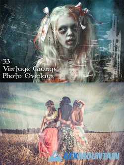 33 Vintage Grunge Photo Overlays 3499009