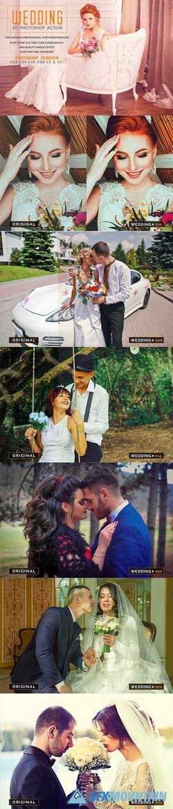 20 Wedding Photoshop Action