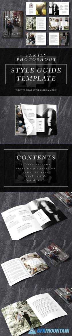 Family Photographer Style Guide PSD 3493513