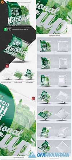 Transparent Pouch Packet Mock-Up 23378432