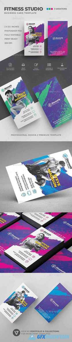 Fitness Business Card 23134321