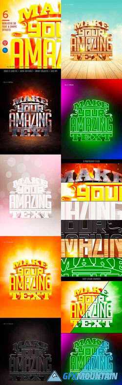 6 REALISTIC 3D TEXT EFFECTS - 23306691