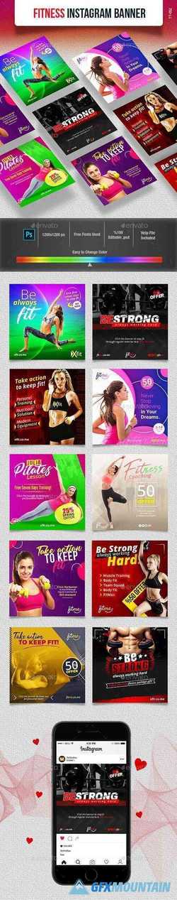 Fitness Instagram Banner 23416316