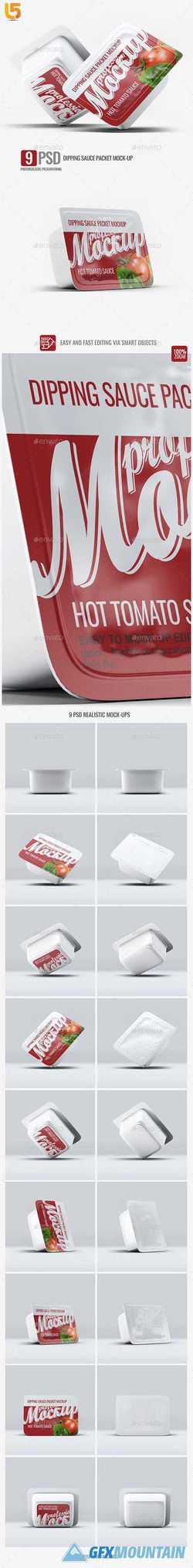 Dipping Sauce Packet Mock-Up 23293651