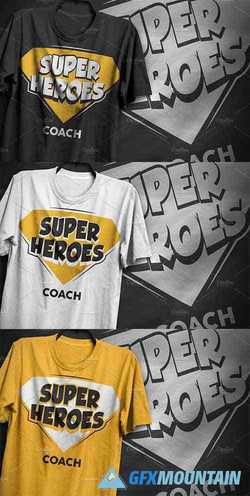 Super Heroes Coach - T-Shirt Design 2129267