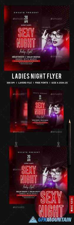 Ladies Night Club Flyer 23510406