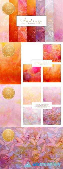 Floral Background & Paper - Audrey - 3672000
