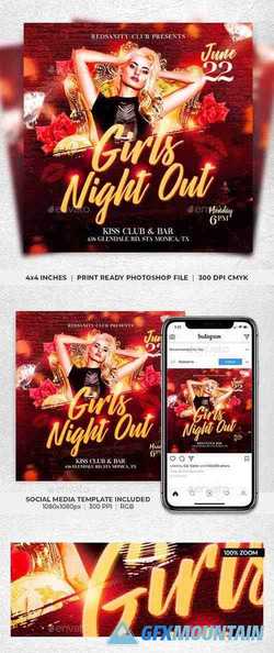 Girls Night Out Flyer 23491588
