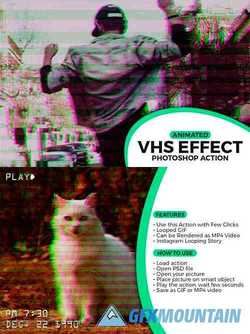 Animated VHS Effect Action 3708016