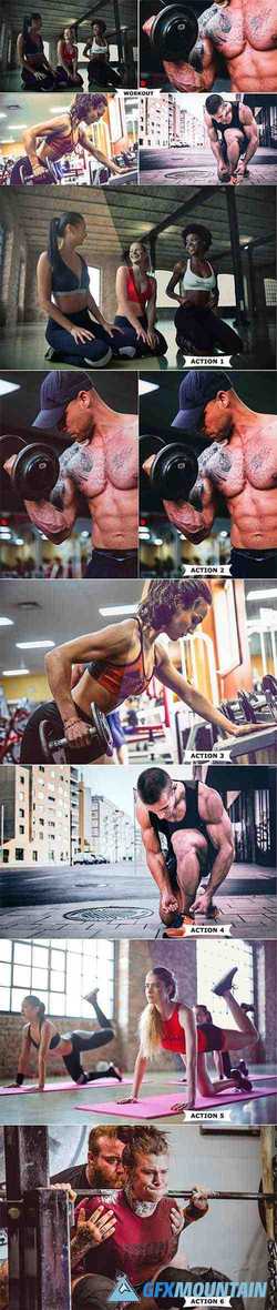 Workout Photoshop Actions 3175119