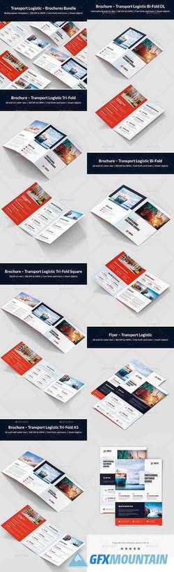 Transport Logistic – Brochures Bundle Print Templates 6 in 1 23759033