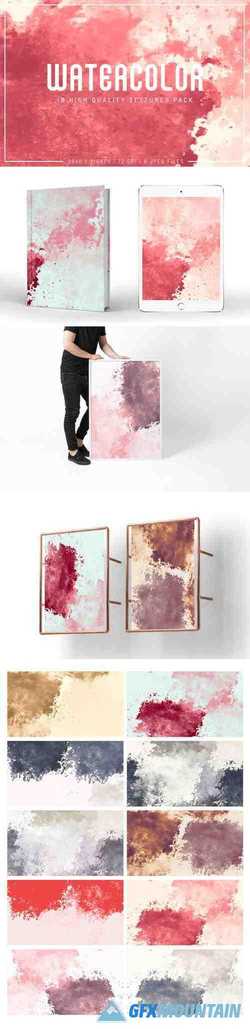 Watercolor - 10 High Quality Textures Pack